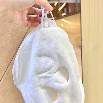 Skin Care Mask Cotton Hot Compress Towel Wet Compress Steamed Face Towel Opens Skin Pore Clean Hot Compress