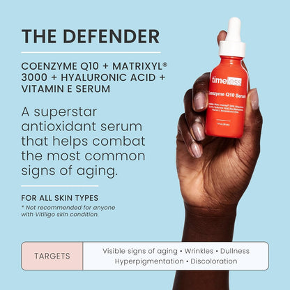 Coenzyme Q10 Serum - Skin Care Serum for Smoothing Skin - Fragrance-Free Coenzyme Q10 Serum with Hyaluronic Acid - Antioxidant Serum for Skin Care - 1 Oz