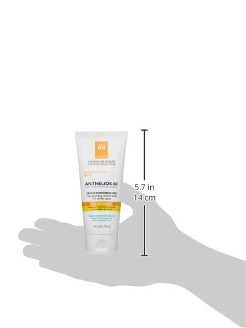 Anthelios Melt-In Milk Sunscreen SPF 60 | Sunscreen for Body & Face | Broad Spectrum SPF + Antioxidants | Oil Free Sunscreen Lotion | Lightweight & Fast Absorbing | Oxybenzone Free