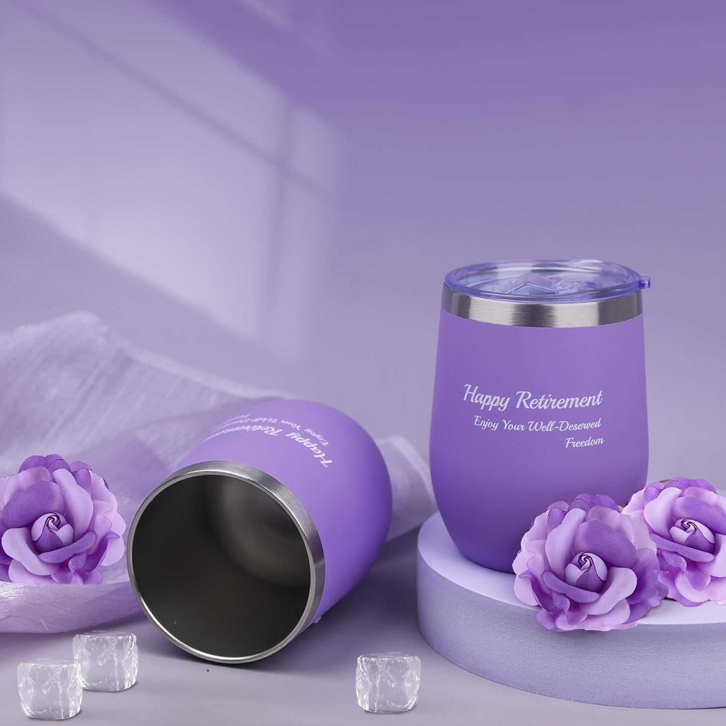 Spa Gifts for Woman Retirement Relaxing Bath Gift Baskets with Tumbler, Christmas Care Package Self Care Kit, Lavender Bath Spa Set for Women, Retirement Gift for Mom Her Sister Wife Teacher